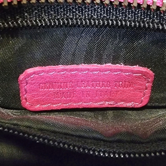 EMILIO PUCCI Fuschia Leather & Fabric Bag - Picture 9 of 15